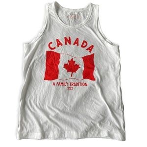 🔴 Old Navy Canada Tank Top Kids 10-12 or Womens XS